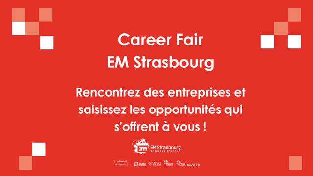 Invitation au Career Fair 2024 - EM Strasbourg