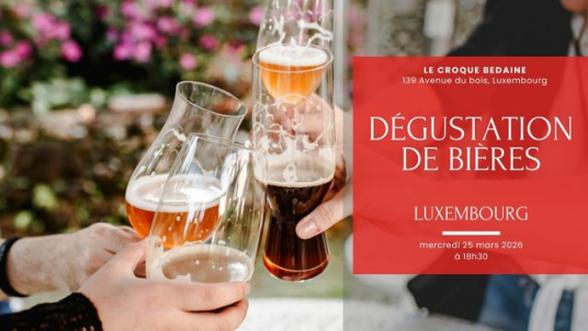 Dégustation de bières au Luxembourg